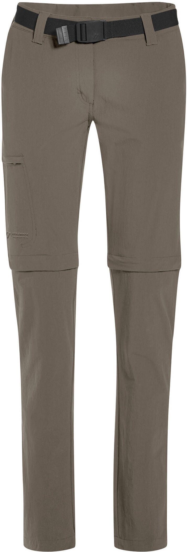 MAIER SPORTS Damen Zip Off Hose "Inara Slim" Wanderhosen MAIER SPORTS teak 34