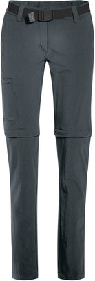 MAIER SPORTS Damen Zip Off Hose "Inara Slim" Wanderhosen MAIER SPORTS graphite 34