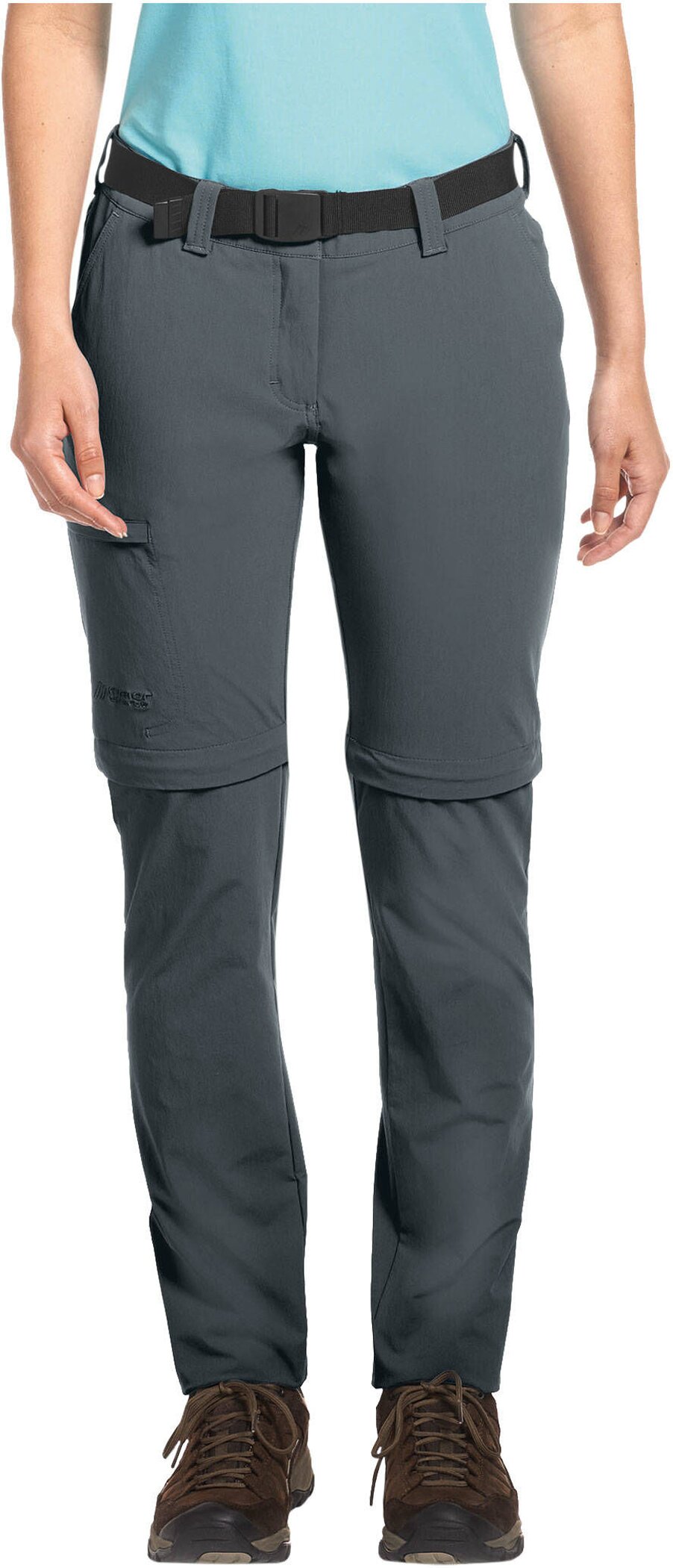 MAIER SPORTS Damen Zip Off Hose "Inara Slim" Wanderhosen MAIER SPORTS