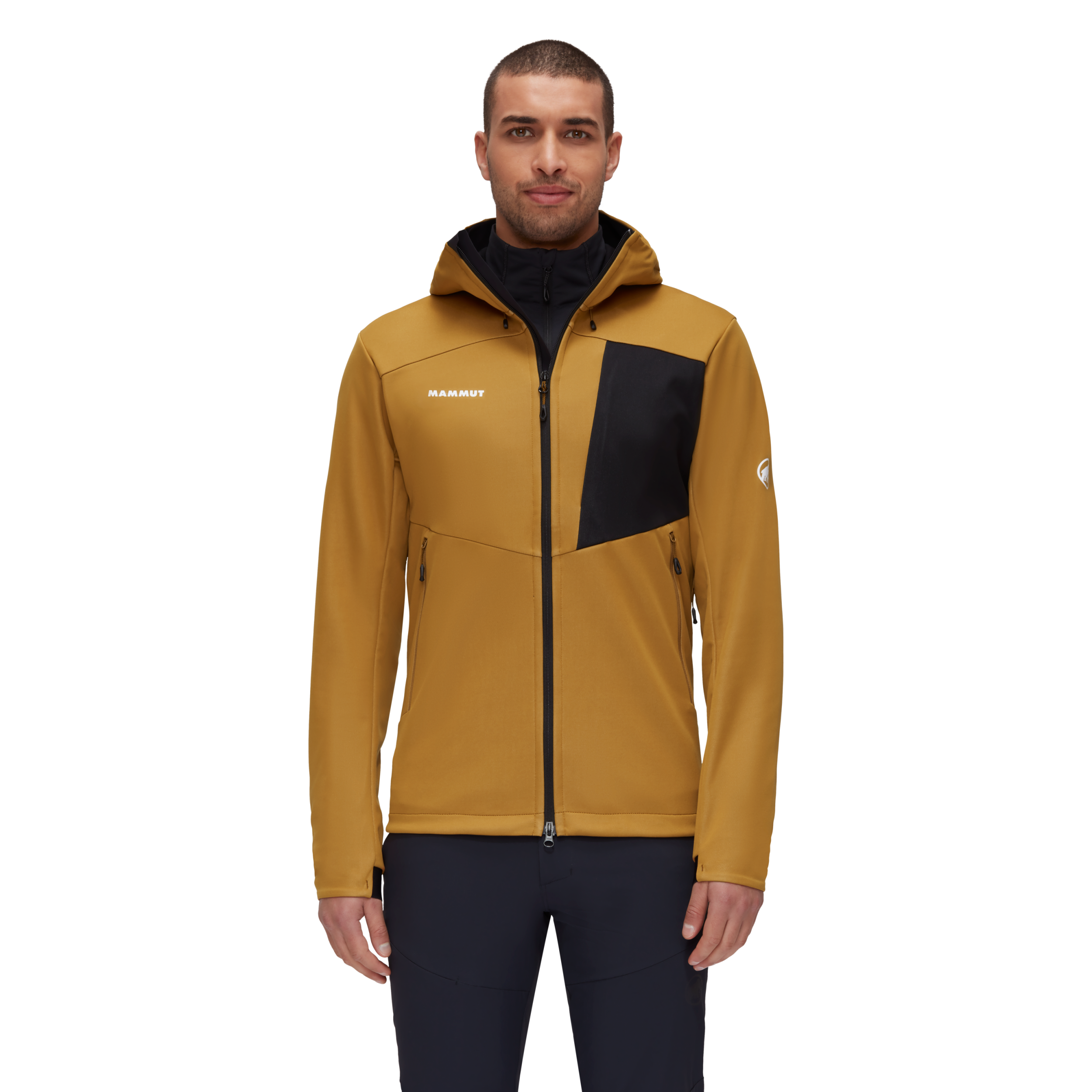 MAMMUT Herren Funktionsjacke Ultimate VII SO Hooded Jacket Men Wanderjacken MAMMUT 7507 cheetah-black M