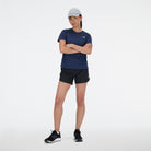 NEW BALANCE Womens Running S/S Top Laufshirts NEW BALANCE NNH XS