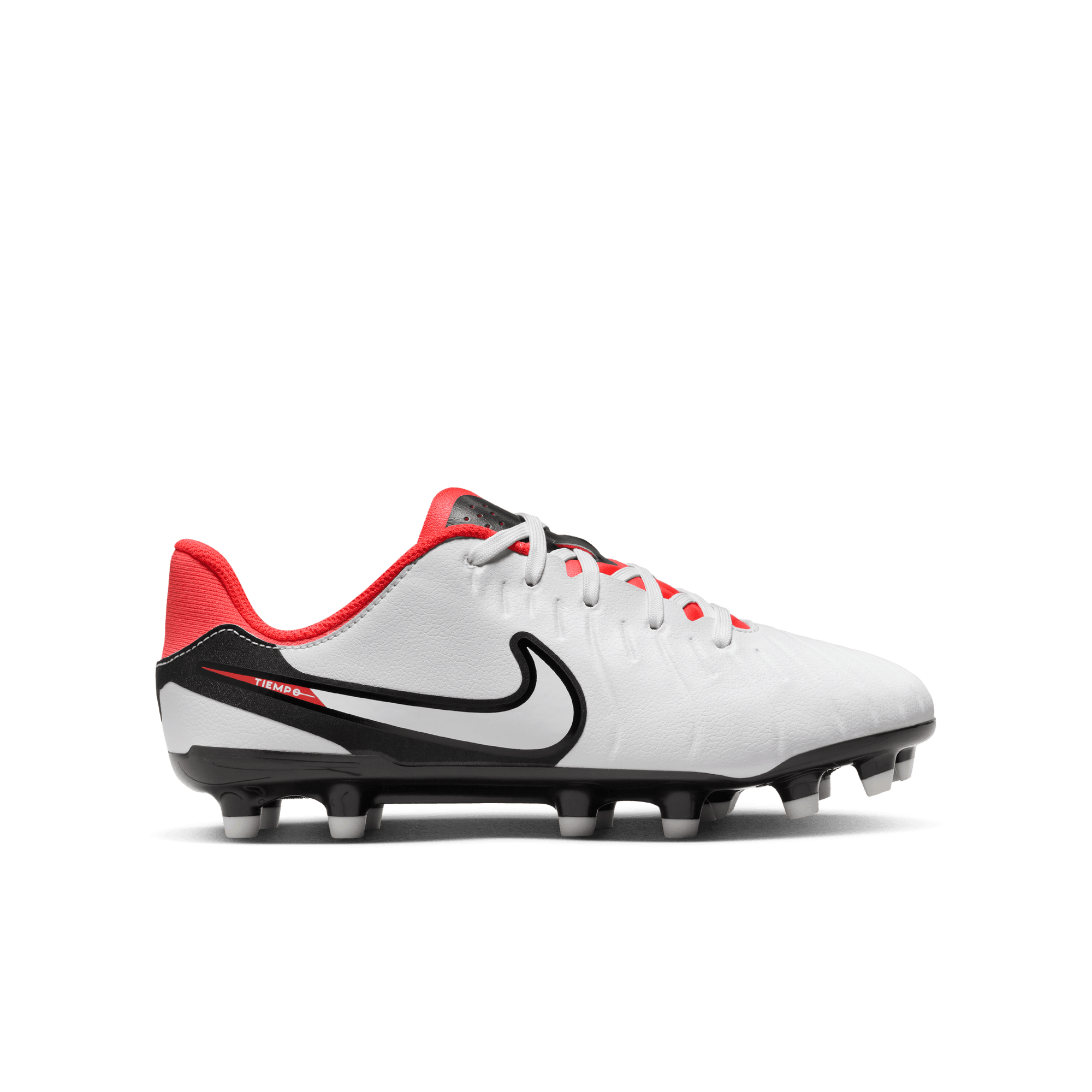 NIKE JR LEGEND 10 ACADEMY FG/MG Naturrasen NIKE WHITE/BLACK-BRIGHT CRIMSON 33.5