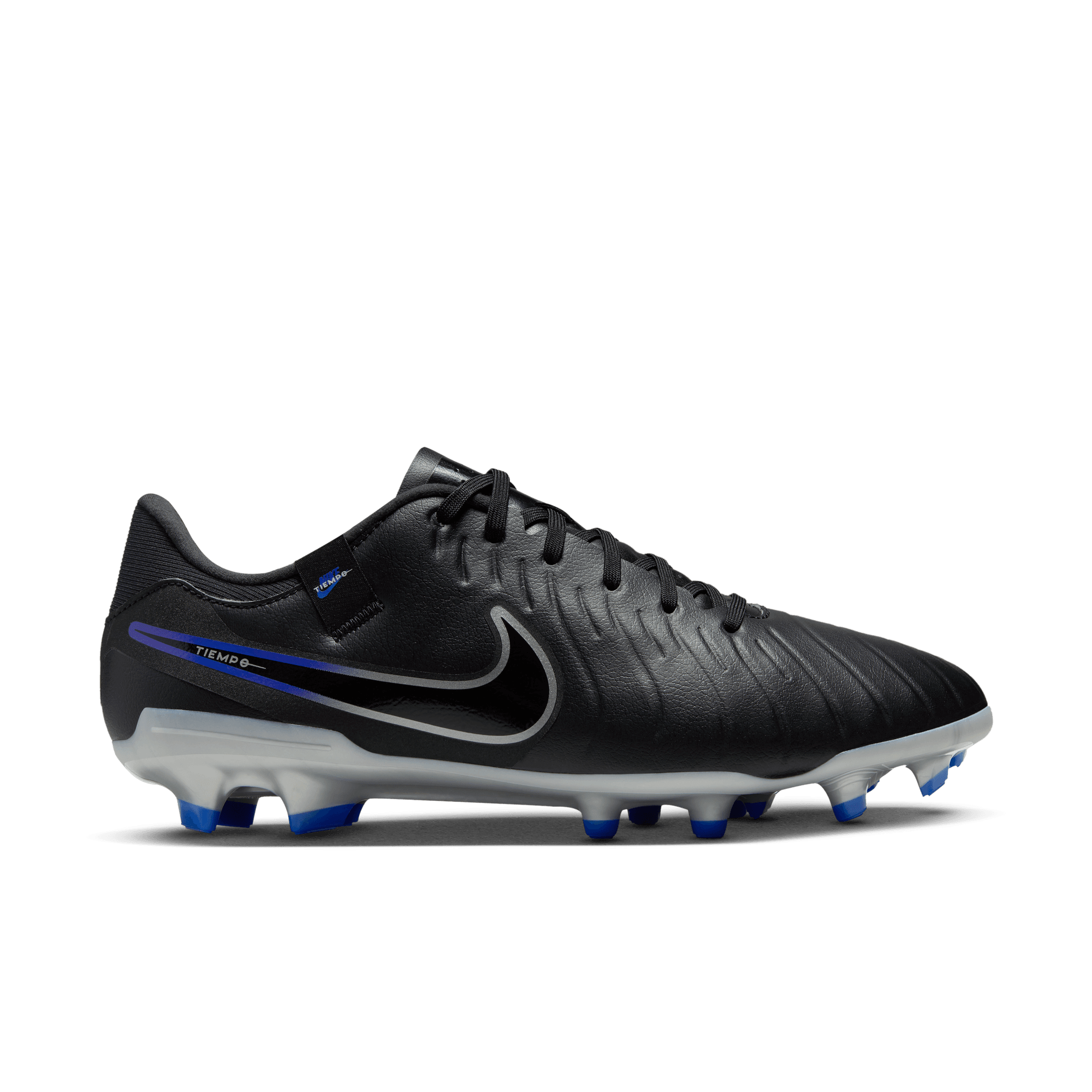 NIKE LEGEND 10 ACADEMY FG/MG Naturrasen NIKE BLACK/CHROME-HYPER ROYAL 39