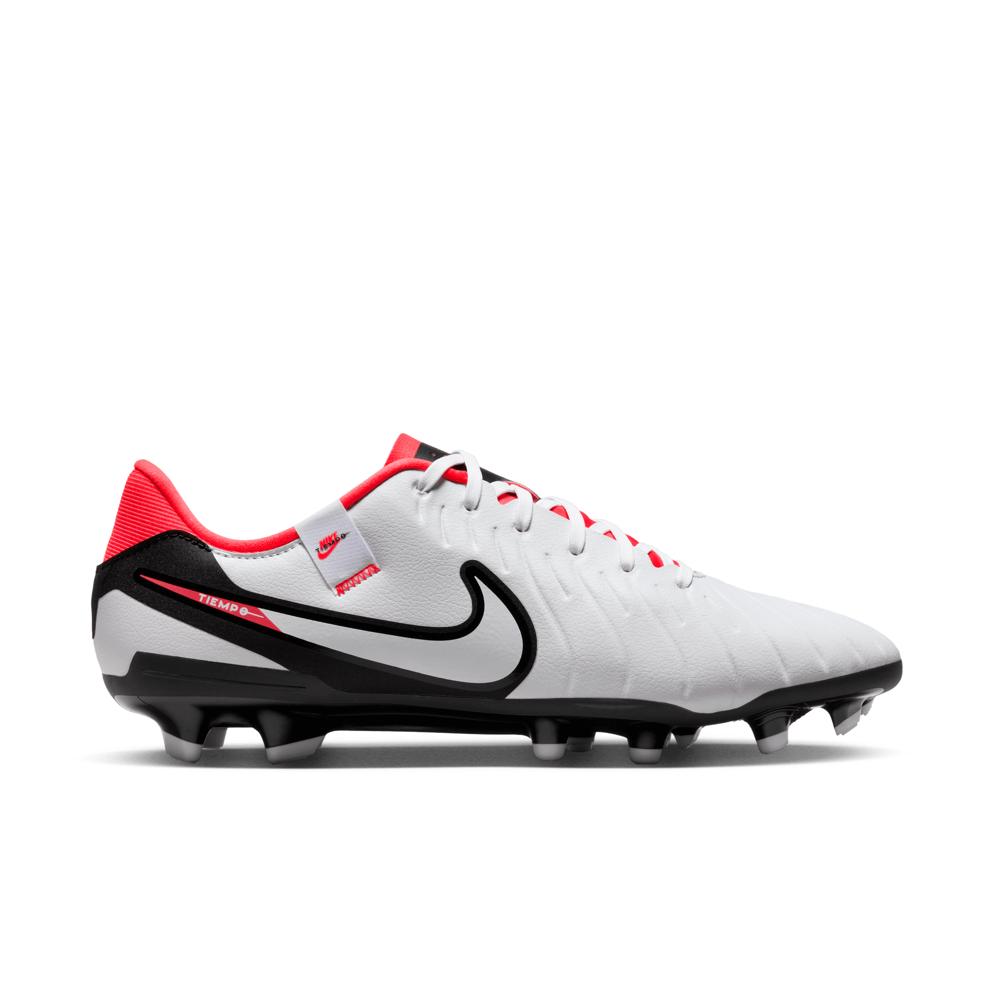 NIKE LEGEND 10 ACADEMY FG/MG Naturrasen NIKE WHITE/BLACK-BRIGHT CRIMSON 39