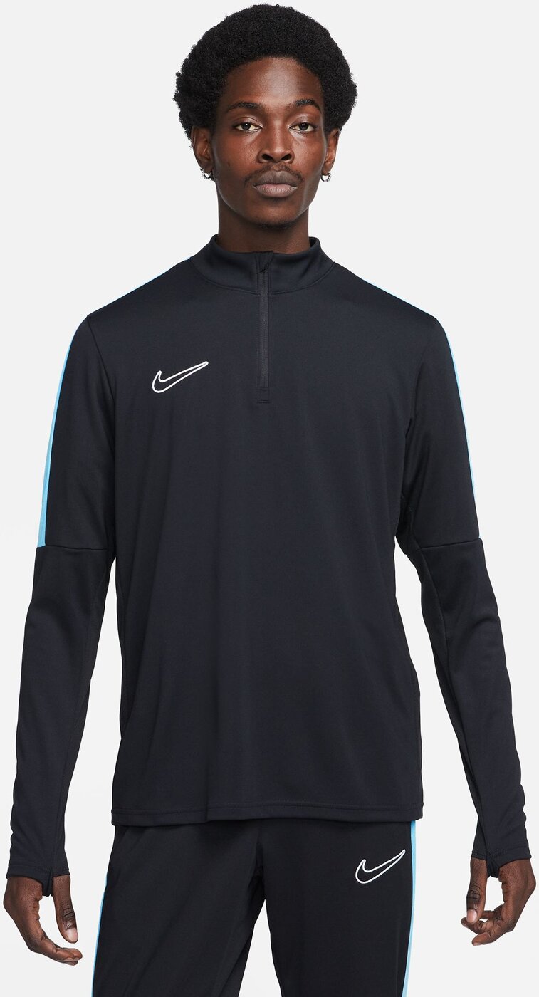 NIKE M NK DF ACD23 DRIL TOP BR Fußballoberteile NIKE BLACK/INDIGO HAZE/BALTIC B S
