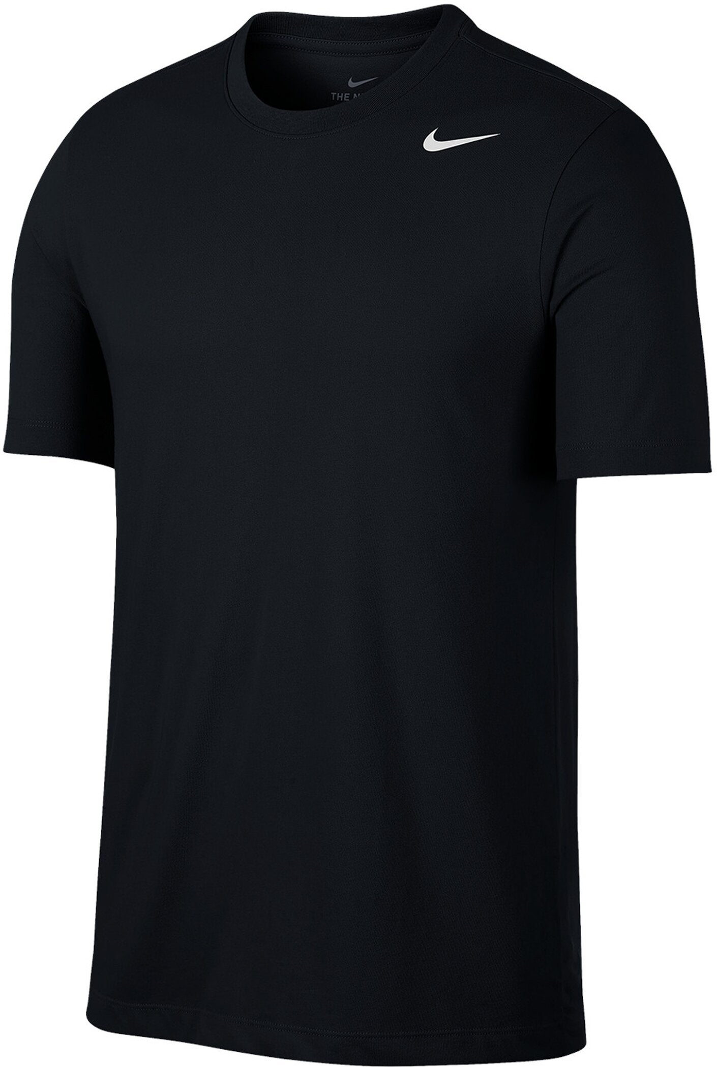 NIKE Fußball - Textilien - T-Shirts Crew Solid T-Shirt Trainingsshirts NIKE BLACK/WHITE S