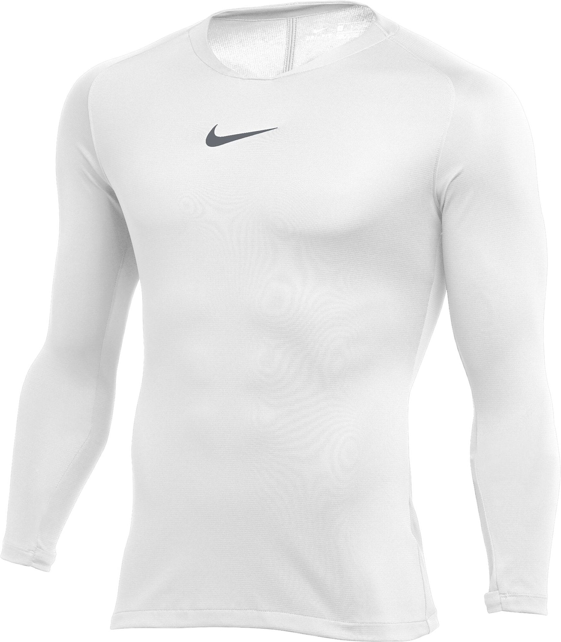 NIKE Herren Fußball Jersey M NK DRY PARK 1STLYR JSY LS Fußballoberteile NIKE WHITE/COOL GREY S