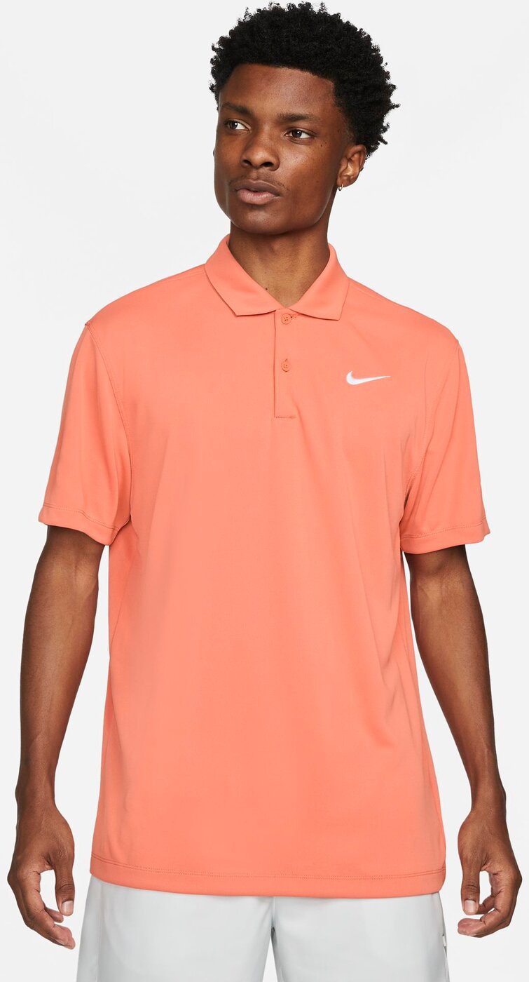 NIKE Herren Polo M NKCT DF POLO SOLID Tennisoberteile NIKE MADDER ROOT/WHITE S