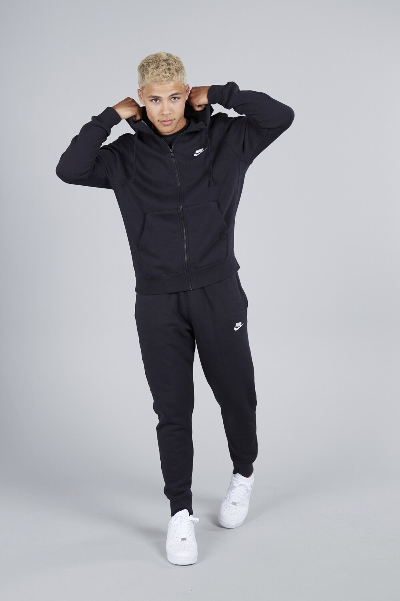 Nike Sportswear Club Fleece Herren Full-Zip Hoodie Trainingsjacken NIKE