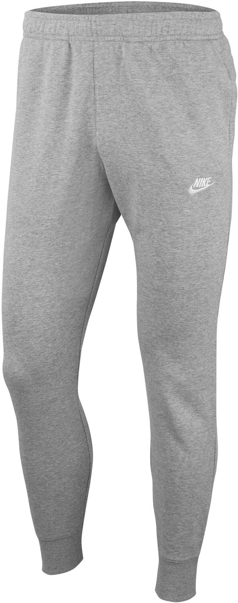 NIKE Herren Sweathose "Club" Trainingshosen & Jogginghosen NIKE DK GREY HEATHER/MATTE SILV S
