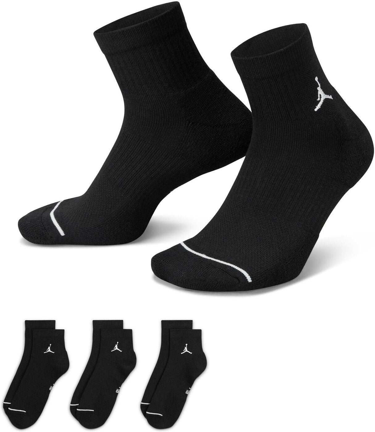 NIKE U J ED CUSH POLY ANKLE 3PR 144 Socken NIKE