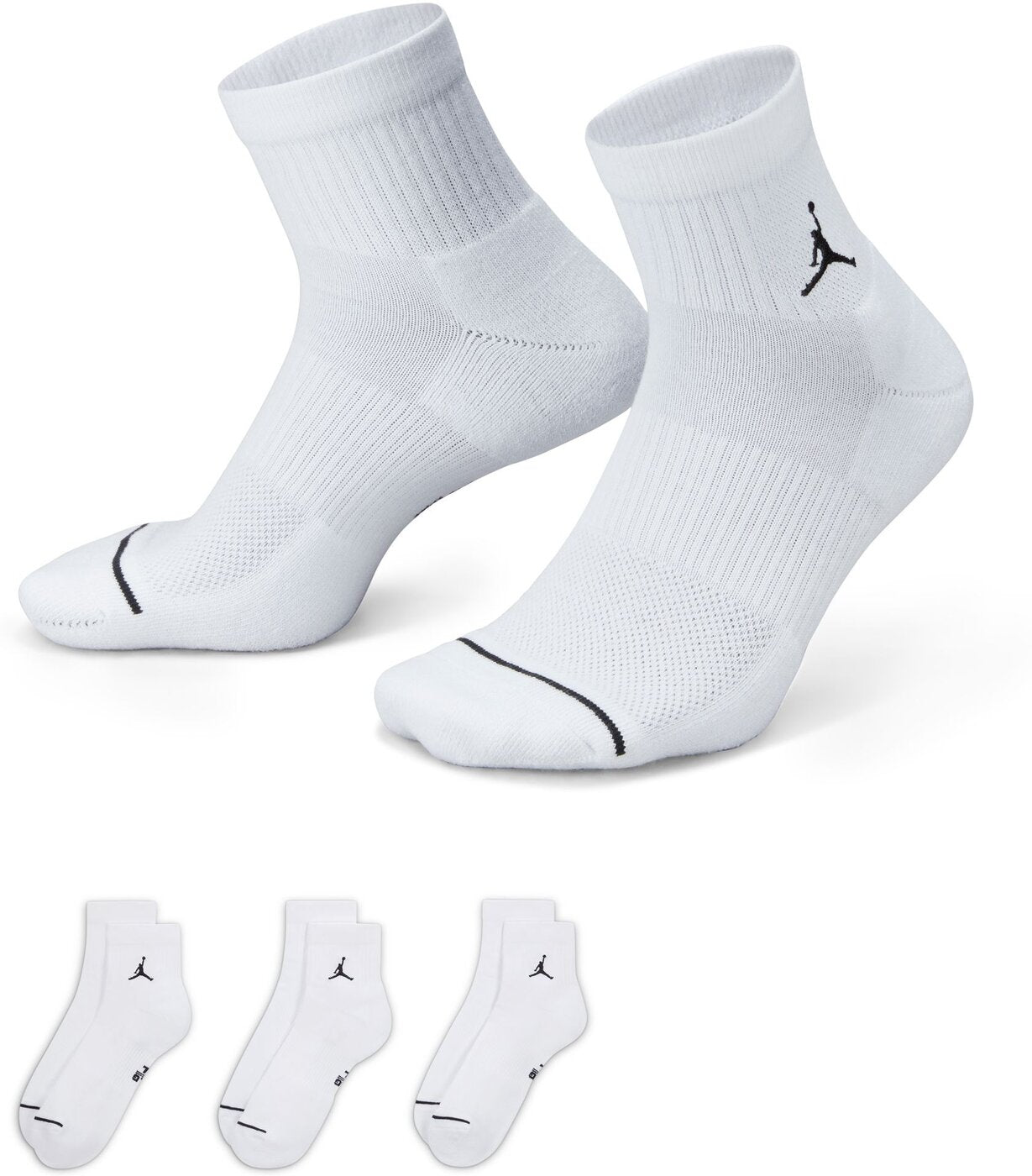 NIKE U J ED CUSH POLY ANKLE 3PR 144 Socken NIKE