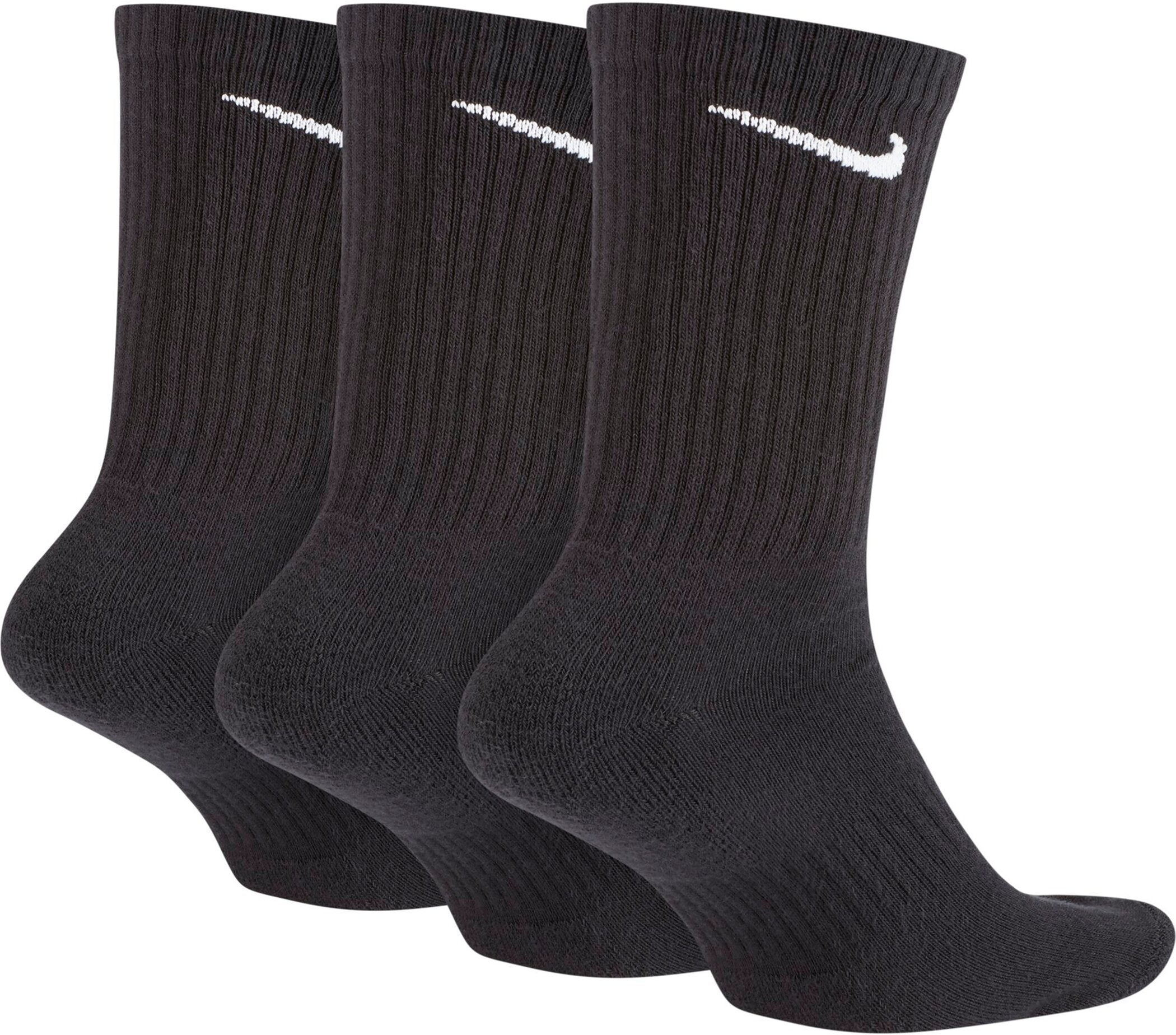 NIKE Herren Everyday Cushion Crew Socken NIKE BLACK/WHITE S