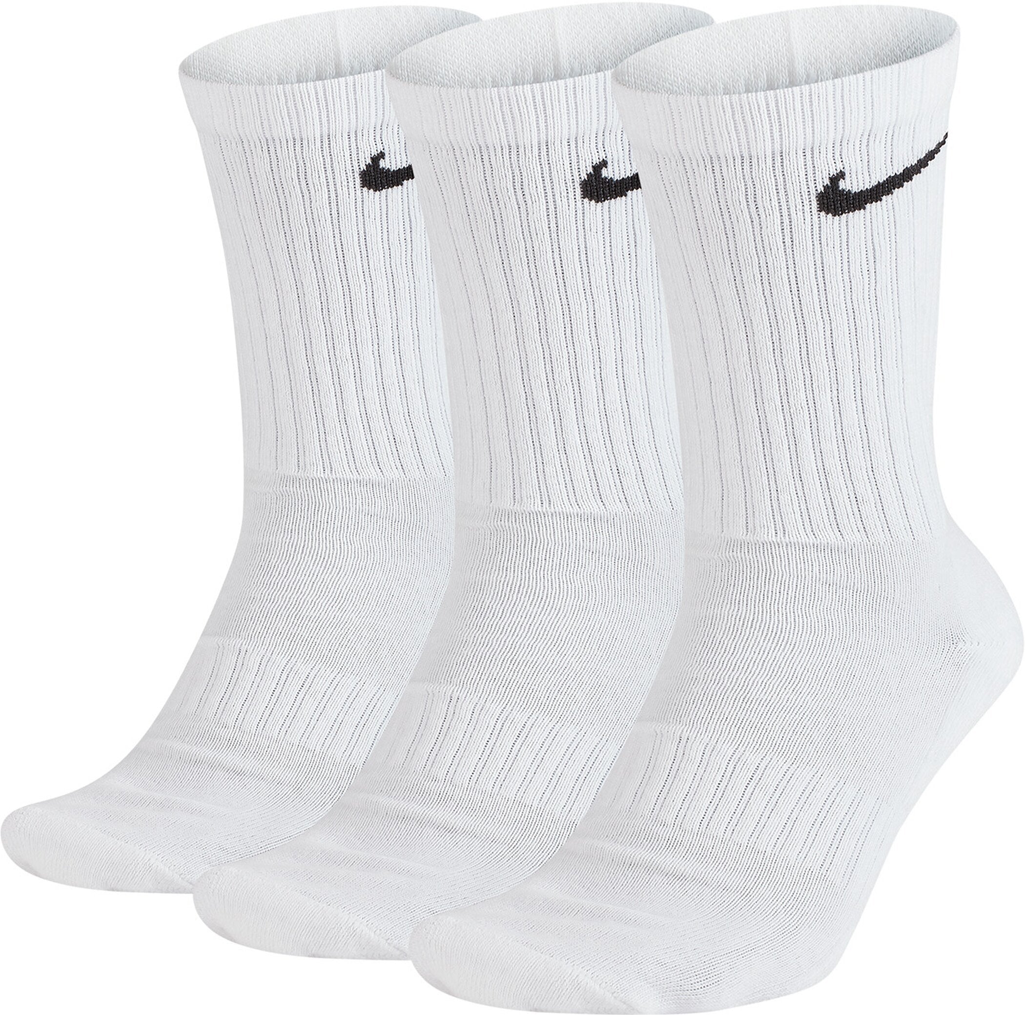 NIKE Herren Everyday Cushion Crew Socken NIKE WHITE/BLACK S