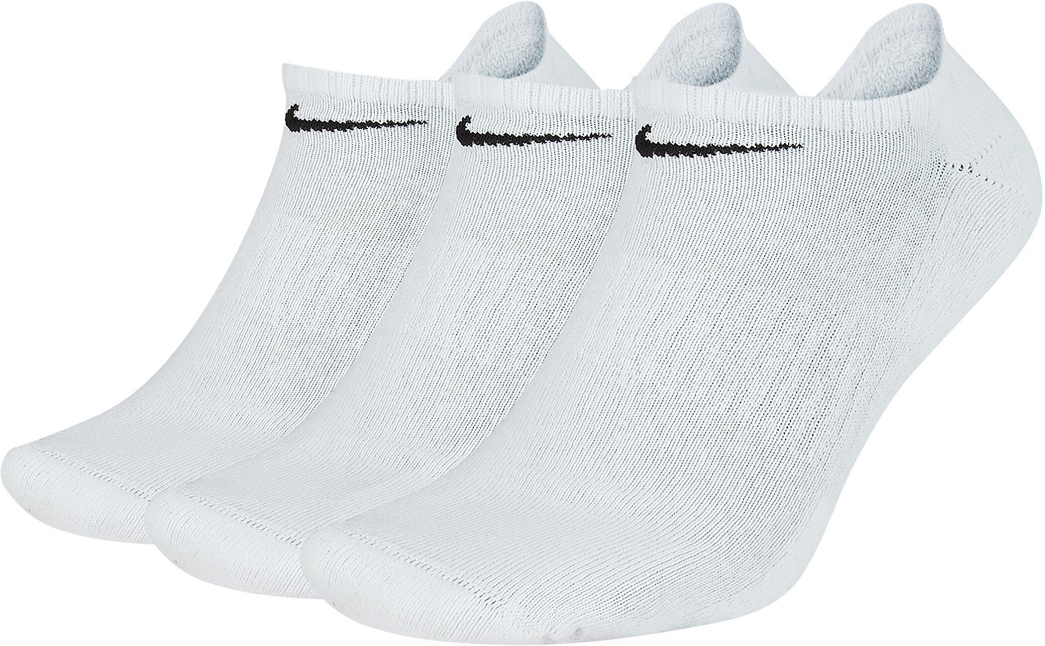 NIKE Herren Socken Everyday Cushion No-Show Socken NIKE WHITE/BLACK S
