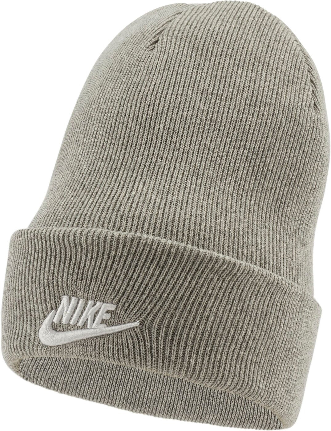 NIKE U NSW BEANIE UTILITY FUTURA Mützen NIKE DK GREY HEATHER/WHITE -