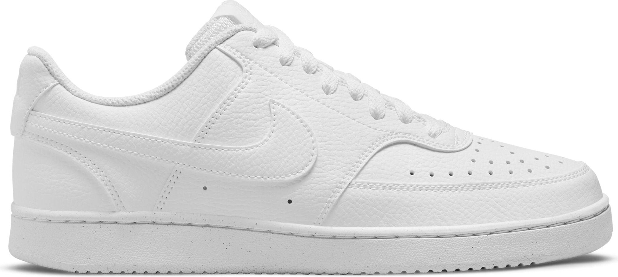 NIKE Damen Freizeitschuhe Court Vision Low Next Nature Sneaker NIKE WHITE/WHITE-WHITE 38