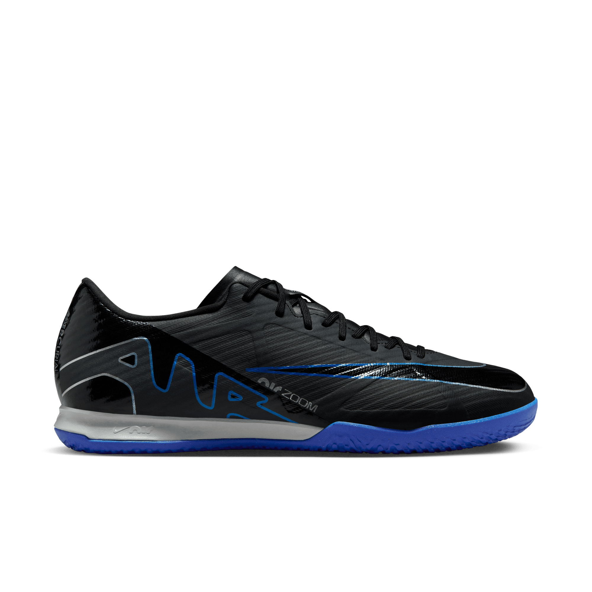 NIKE ZOOM VAPOR 15 ACADEMY IC Halle NIKE BLACK/CHROME-HYPER ROYAL 44.5