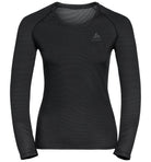 ODLO Damen BL TOP Crew neck l/s ACTIVE F-Dry Unterhemden ODLO 15000 black S