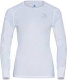 ODLO Damen TOP Crew neck l/s ACTIVE WARM Unterhemden ODLO 10000 white L