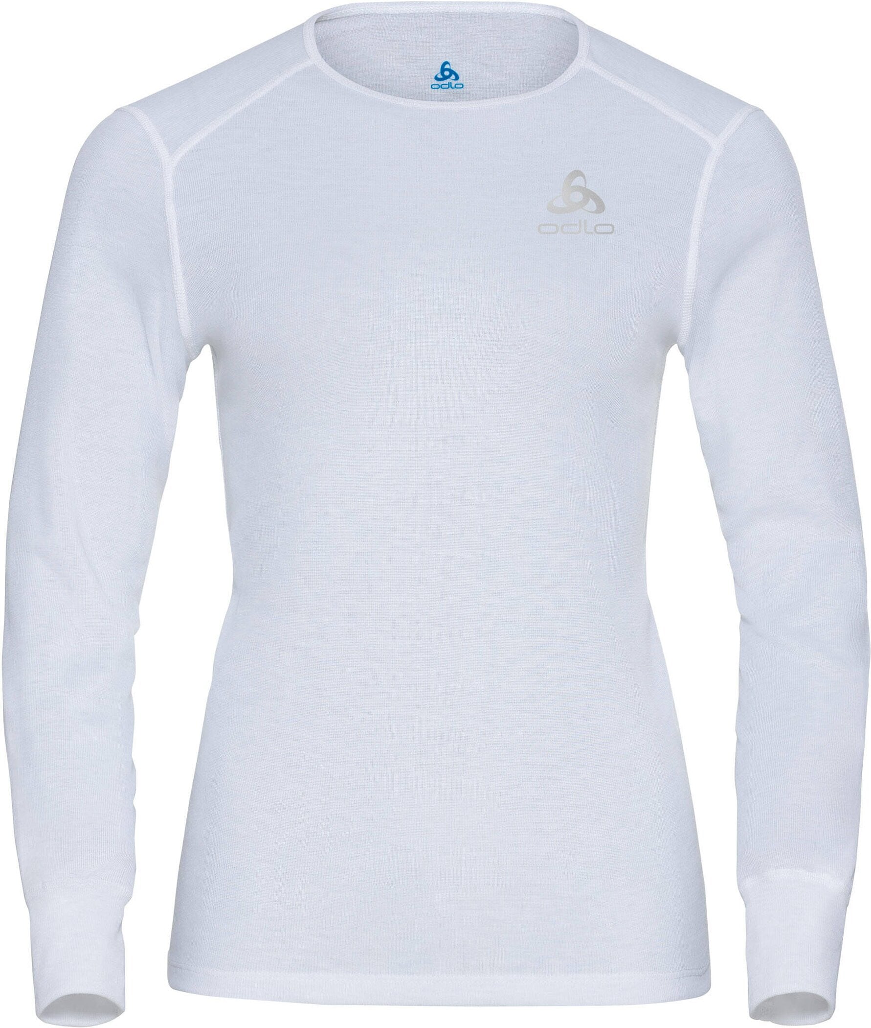 ODLO Damen TOP Crew neck l/s ACTIVE WARM Unterhemden ODLO 10000 white L