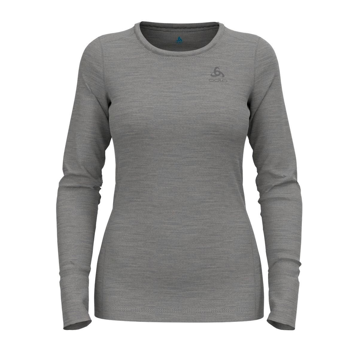 ODLO BL TOP crew neck l/s MERINO 20 Unterhemden ODLO 10183 odlo steel grey melange XS