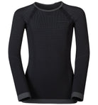 ODLO Kinder Unterhemd Shirt l/s crew neck EVOLUTION Unterhemden ODLO 60056 black - odlo graphite gr 116