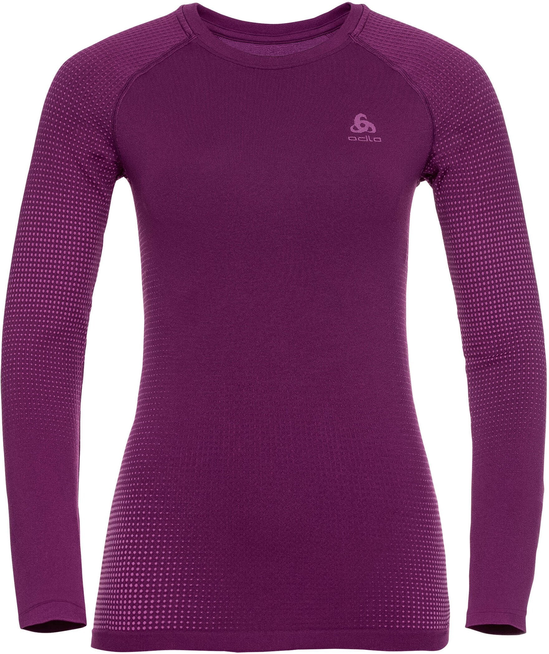 ODLO Damen Unterhemd BL TOP Crew neck l/s PERFORMAN Unterhemden ODLO 30692 charisma - purple cactus S
