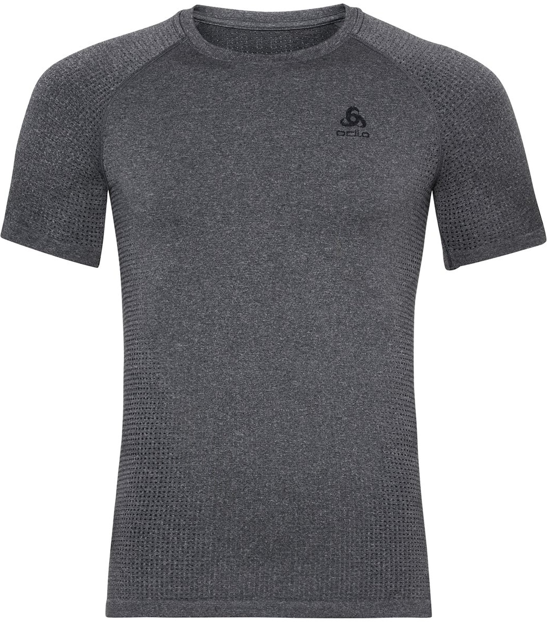 ODLO Herren Unterhemd BL TOP Crew neck s/s PERFORMAN Unterhemden ODLO 15701 grey melange - black XL