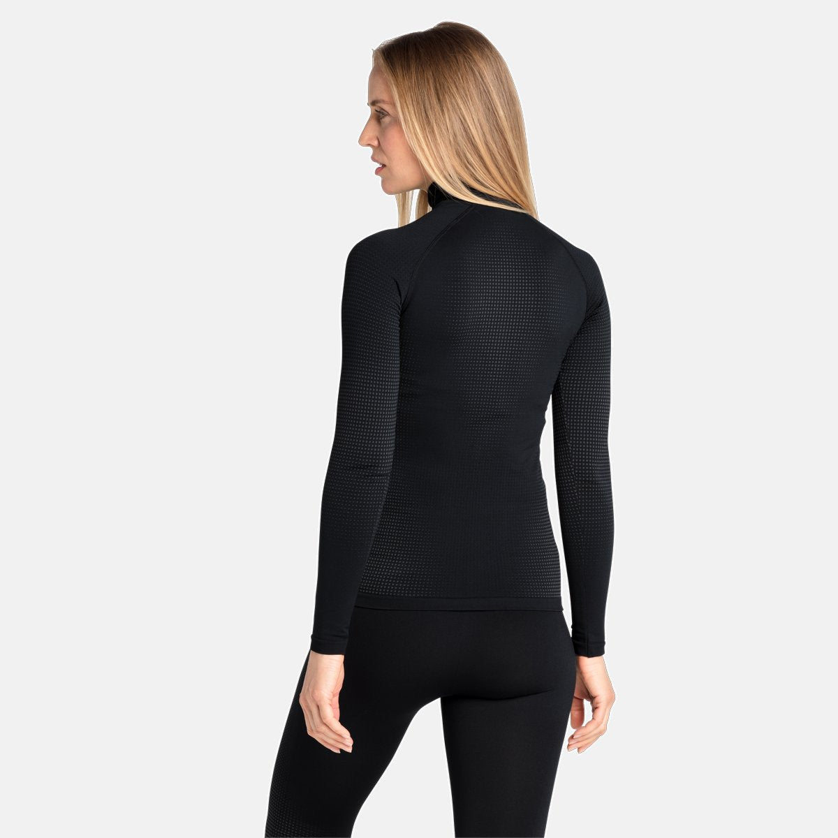 ODLO BL TOP Turtle neck l/s half zi Unterhemden ODLO