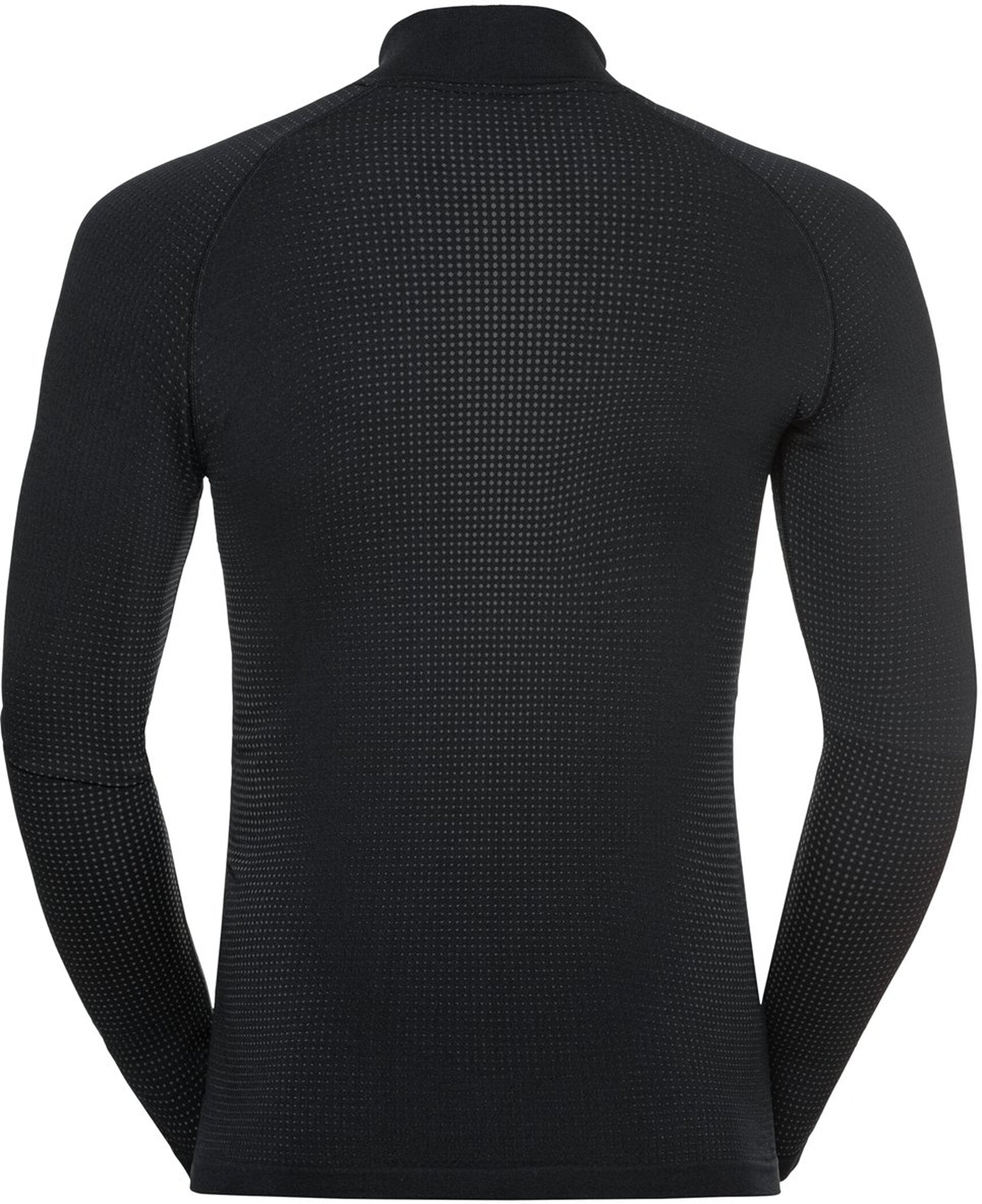 ODLO Herren Unterhemd BL TOP Turtle neck l/s half zip Unterhemden ODLO