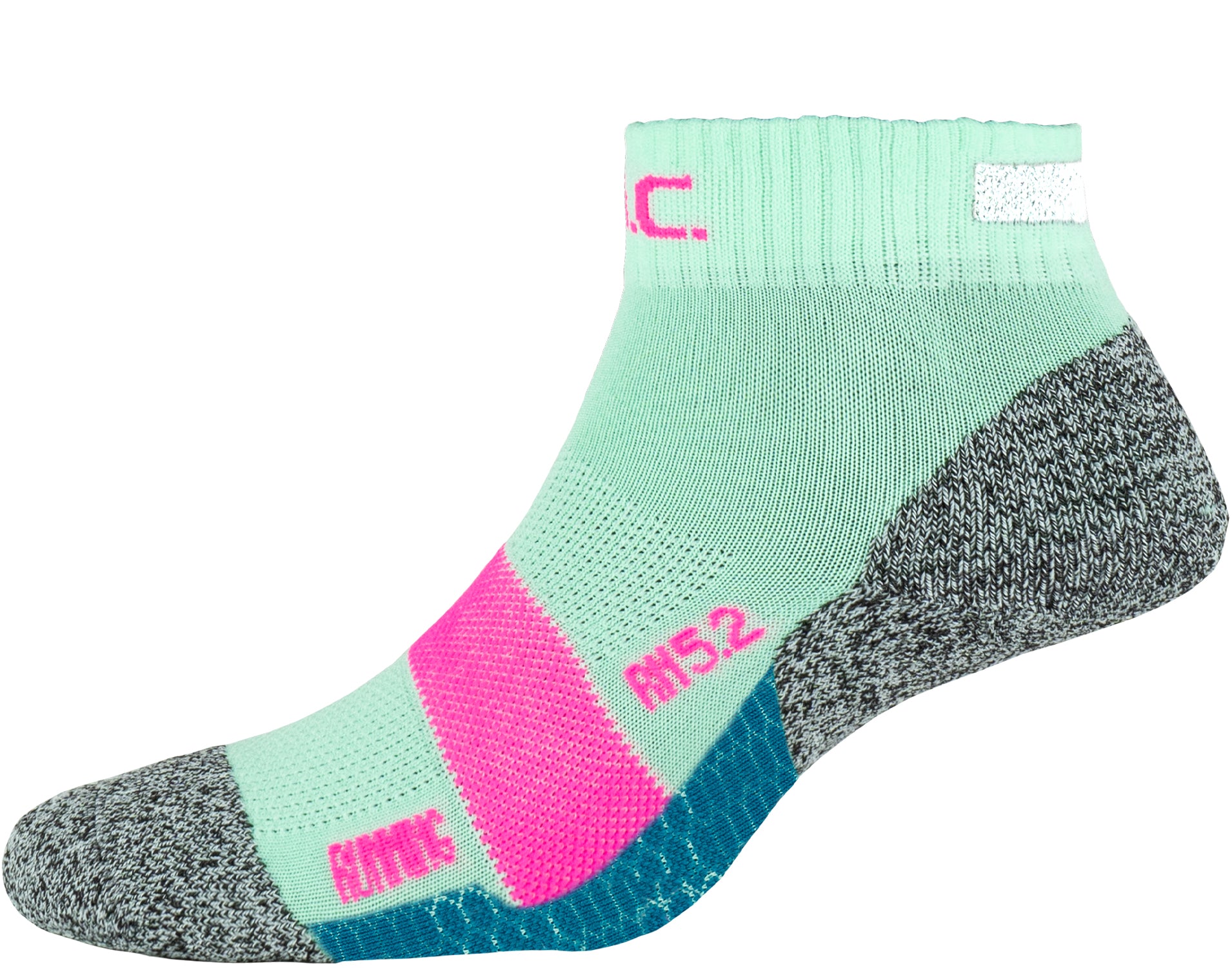 P.A.C. PAC RN 5.2 Running Reflective Pro S Laufsocken P.A.C. Mint-Pink 35