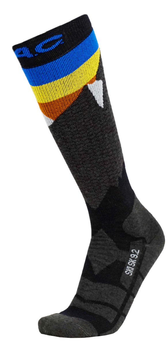 P.A.C. PAC SK 9.2 Merino Extra Warm Men Fahrradsocken P.A.C. Anthracite-Blue 40