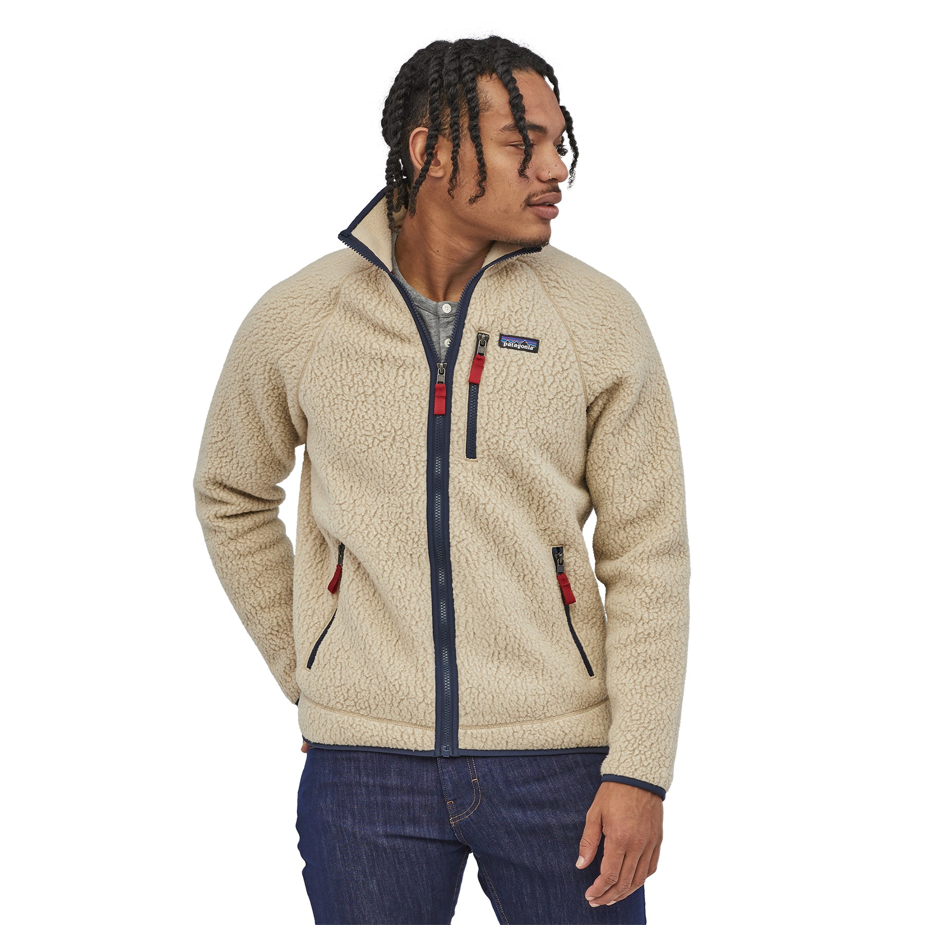 PATAGONIA M's Retro Pile Jacket Fleecejacken & Pullover PATAGONIA El Cap Khaki M