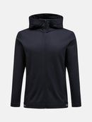 PEAK PERFORMANCE M Rider Tech Zip Hood-BLACK Wandershirts /-hemden PEAK PERFORMANCE BLACK M