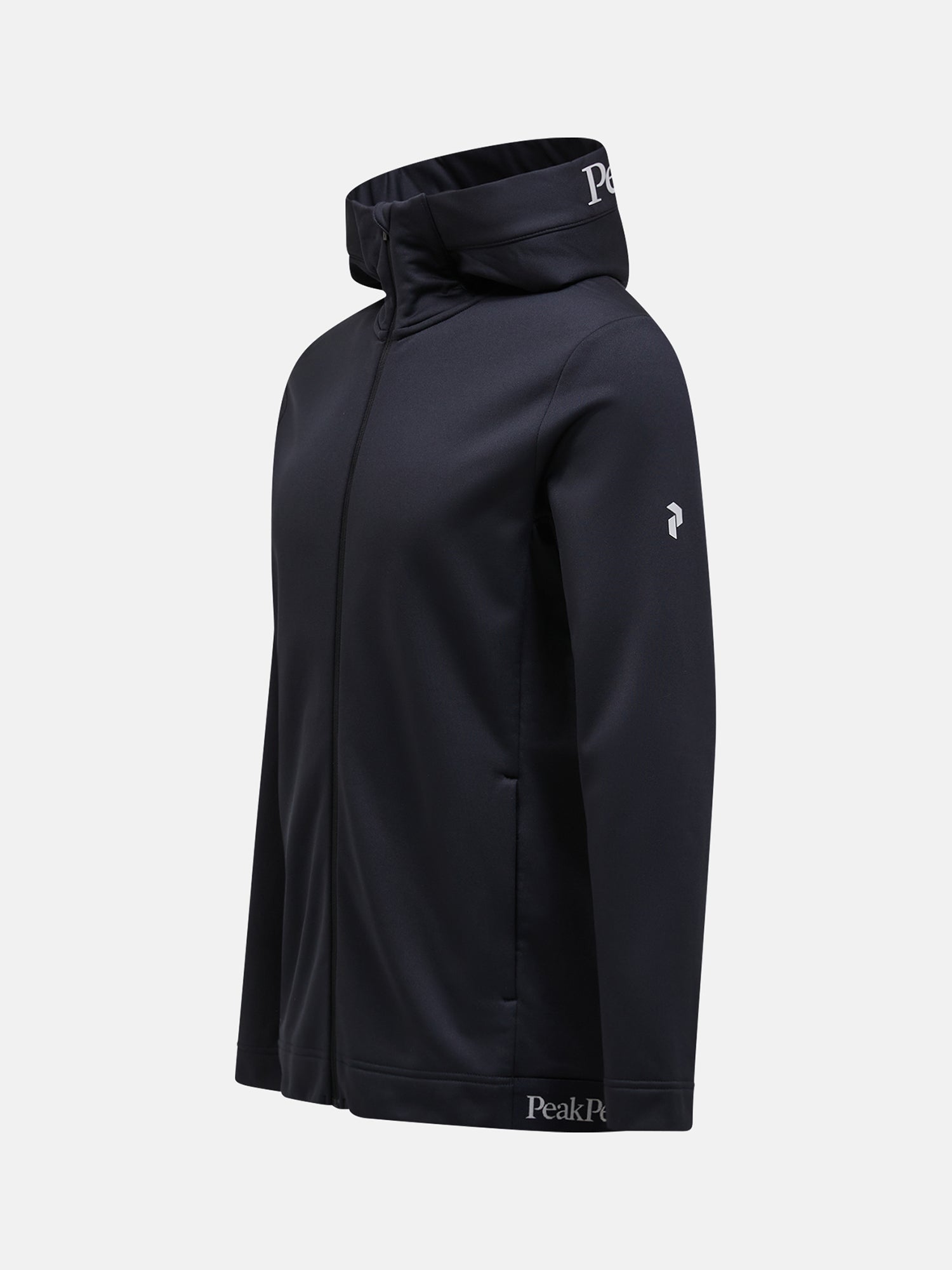 PEAK PERFORMANCE M Rider Tech Zip Hood-BLACK Wandershirts /-hemden PEAK PERFORMANCE