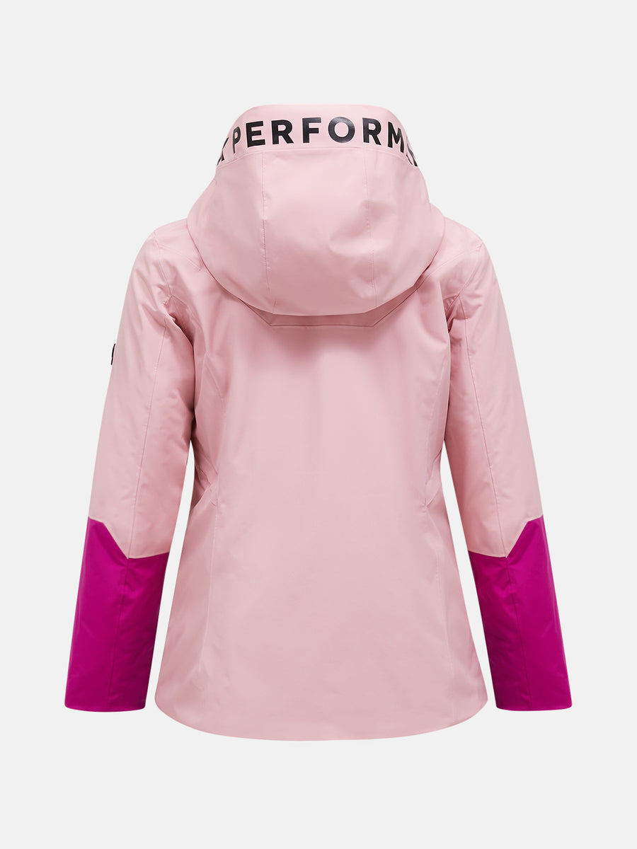 Blush pink store ski jacket