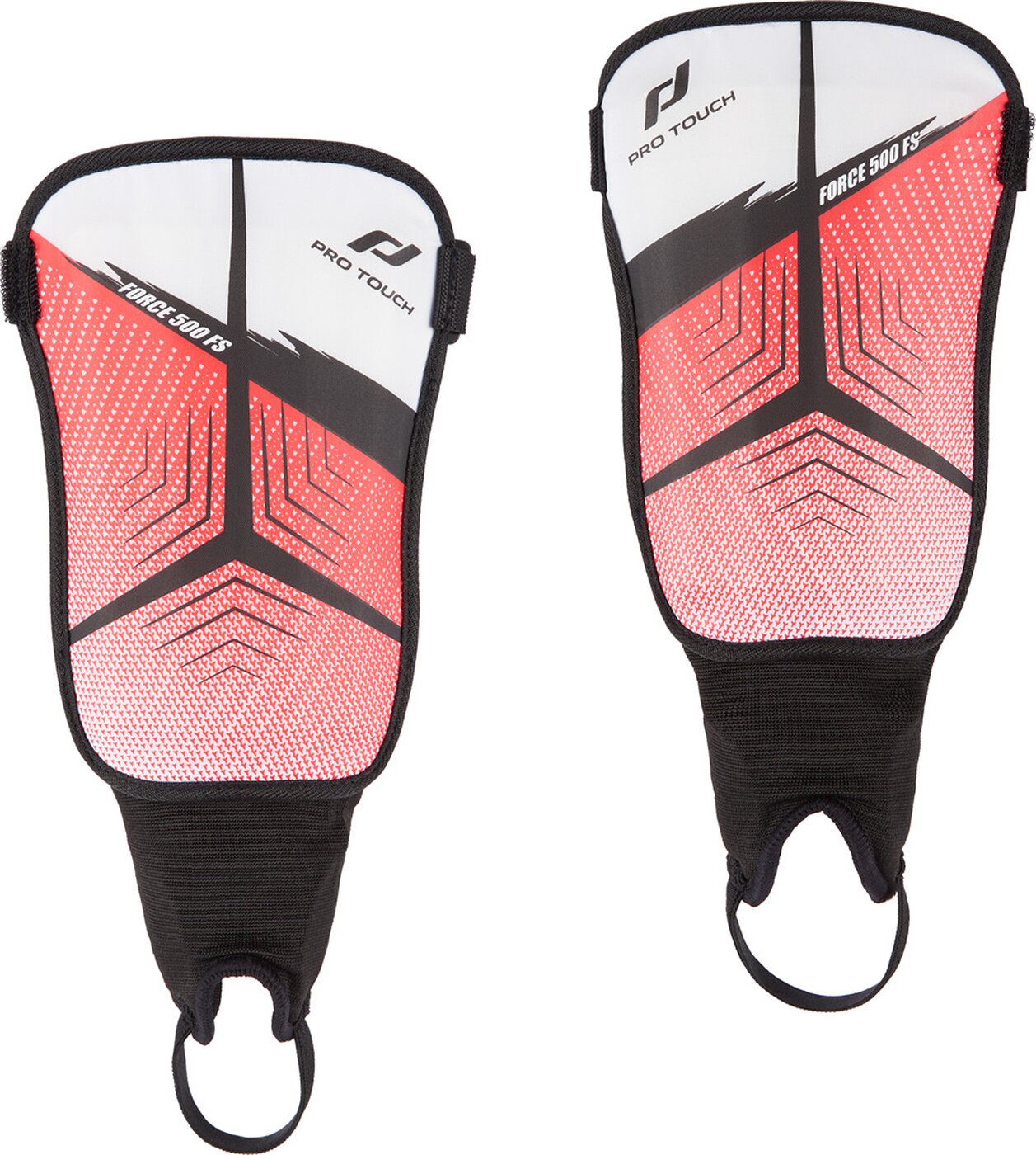 PRO TOUCH Schienb-Schütz. Force 500 FS Fußballzubehör PRO TOUCH REDDARK/WHITE/BLACK XXS