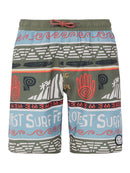 PROTEST PRTCINEMA JR beachshort Badehose PROTEST Artichoke green 116