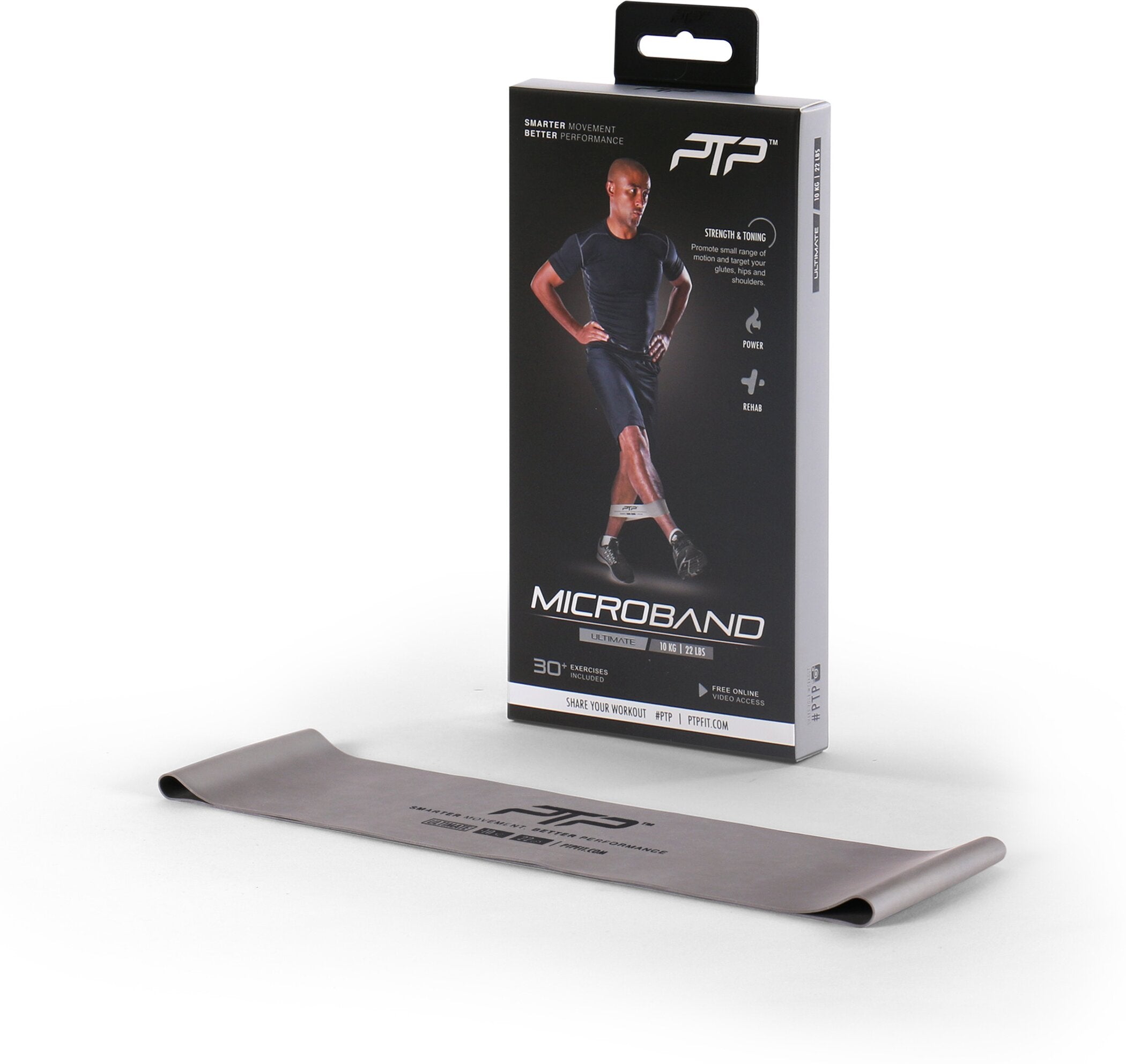 PTP 1502 MICROBAND Fitness Kleingeräte & Zubehör PTP 4121 SILVER -
