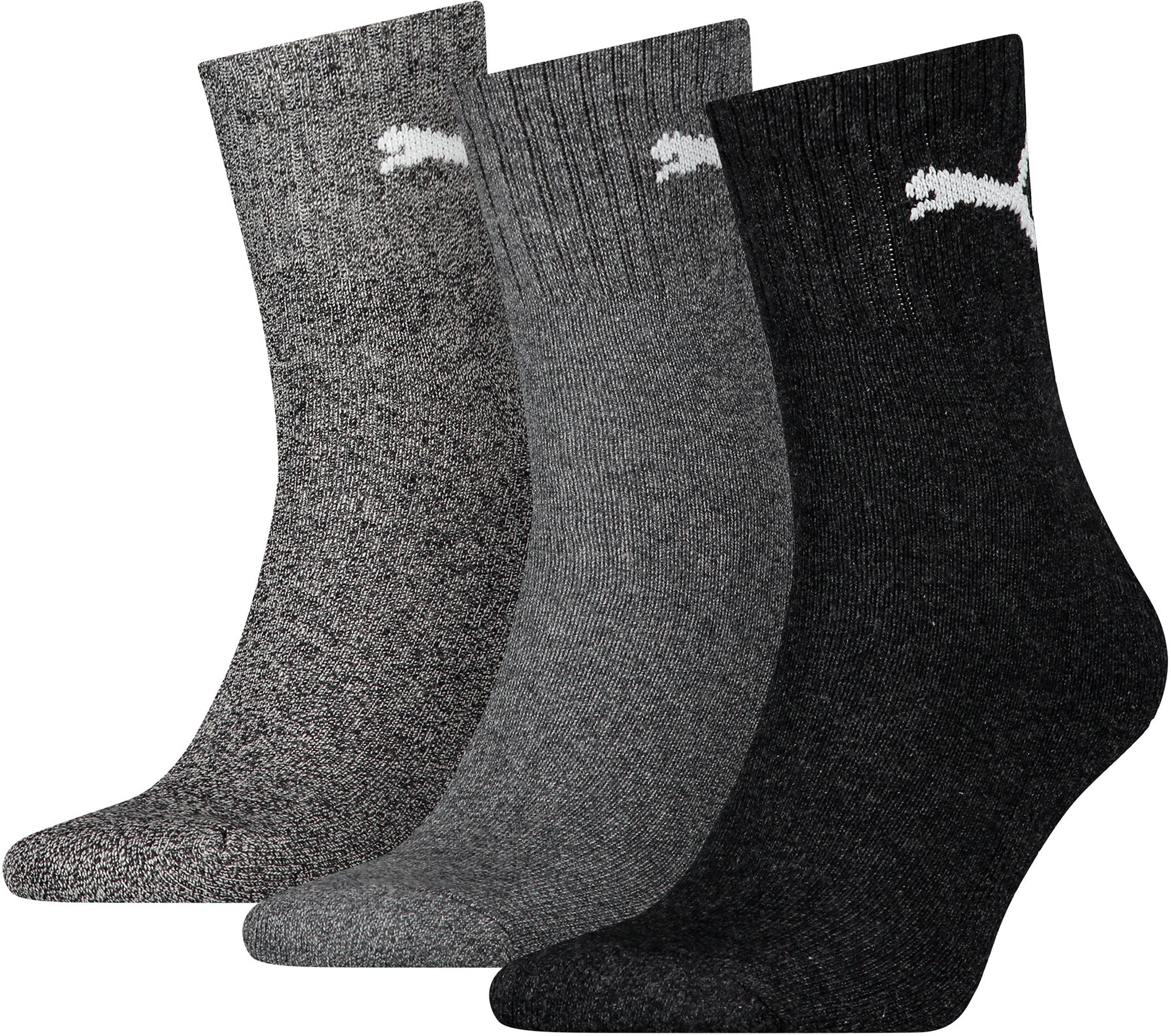 PUMA Herren SHORT CREW 3P Socken PUMA anthracite / grey 35-38