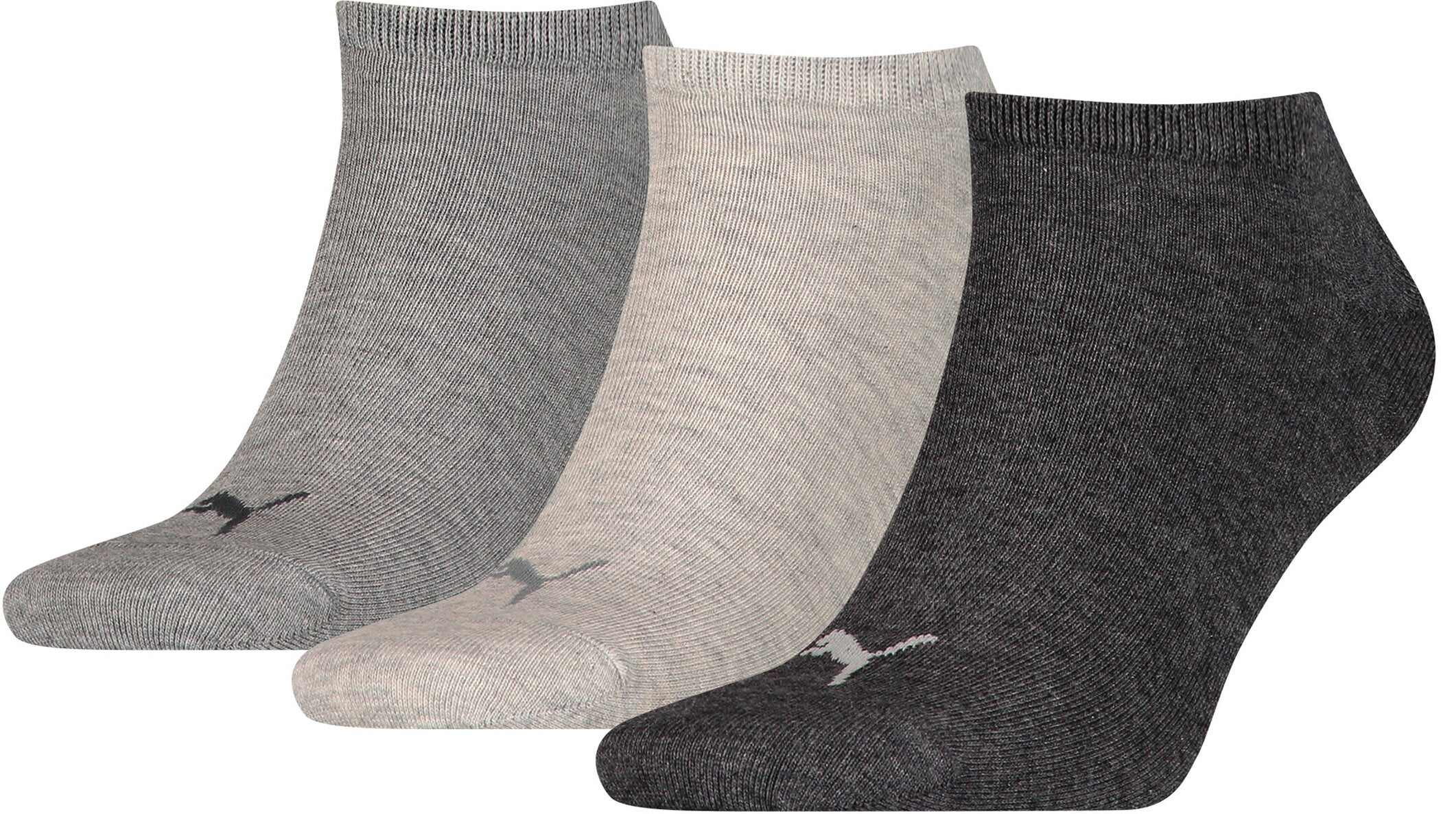 PUMA Plain Sneaker - Trainer Socken 3er-Pack Socken PUMA anthraci/l mel grey/m mel 35-38