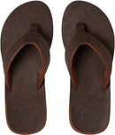 QUIKSILVER Herren Zehensandalen "Carver Nubuk" Badeschuhe & FlipFlops QUIKSILVER CTK0 DEMITASSE - SOLID 40