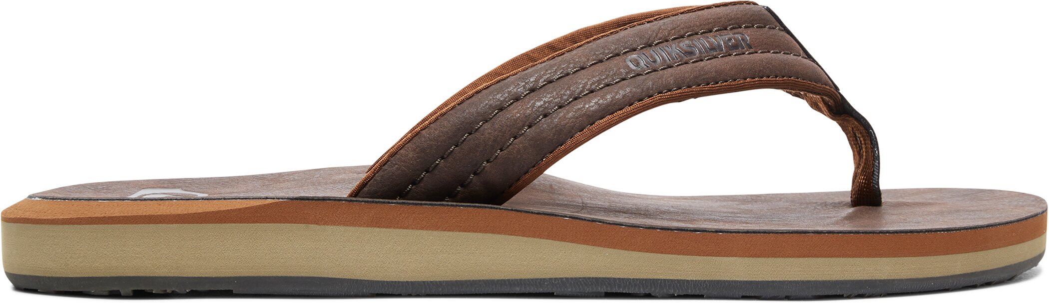 QUIKSILVER Herren Zehensandalen "Carver Nubuk" Badeschuhe & FlipFlops QUIKSILVER