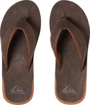 QUIKSILVER Herren Zehensandalen "Carver Nubuk" Badeschuhe & FlipFlops QUIKSILVER