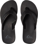 QUIKSILVER Herren Zehensandalen "Carver Nubuk" Badeschuhe & FlipFlops QUIKSILVER SBKM SOLID BLACK 40