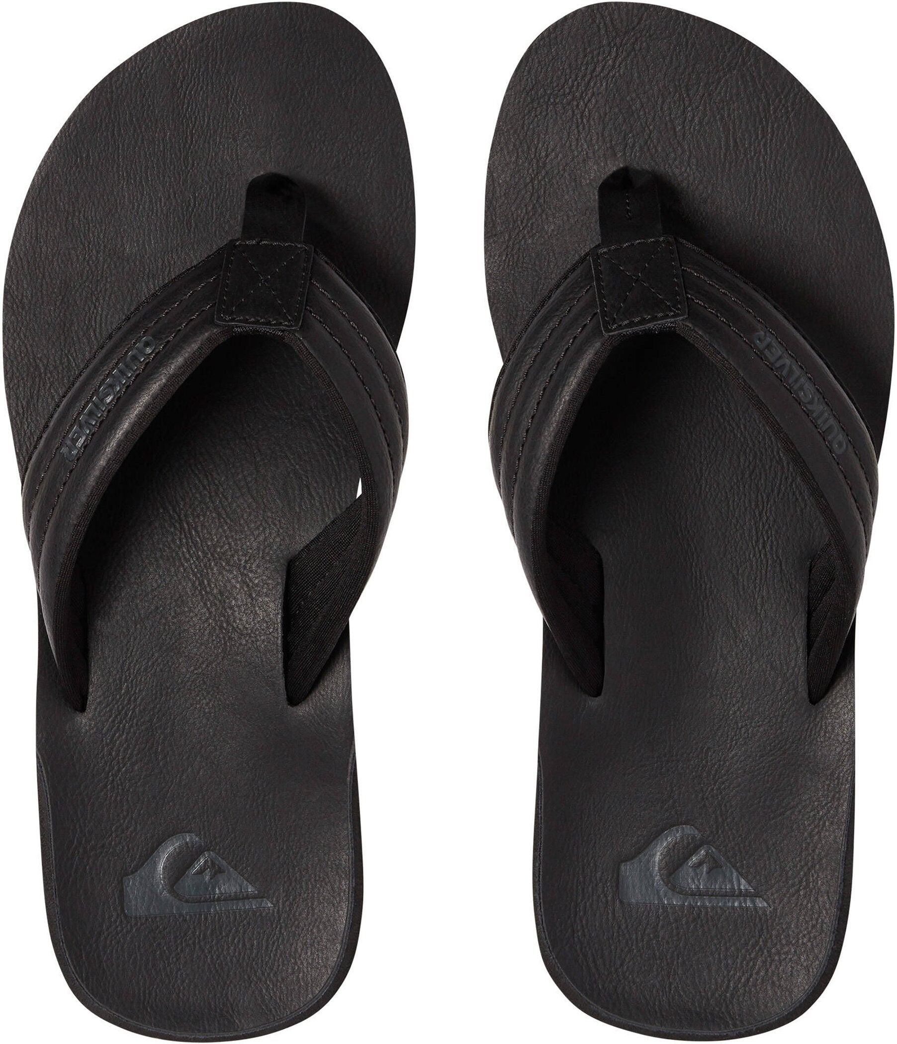 QUIKSILVER Herren Zehensandalen "Carver Nubuk" Badeschuhe & FlipFlops QUIKSILVER SBKM SOLID BLACK 40