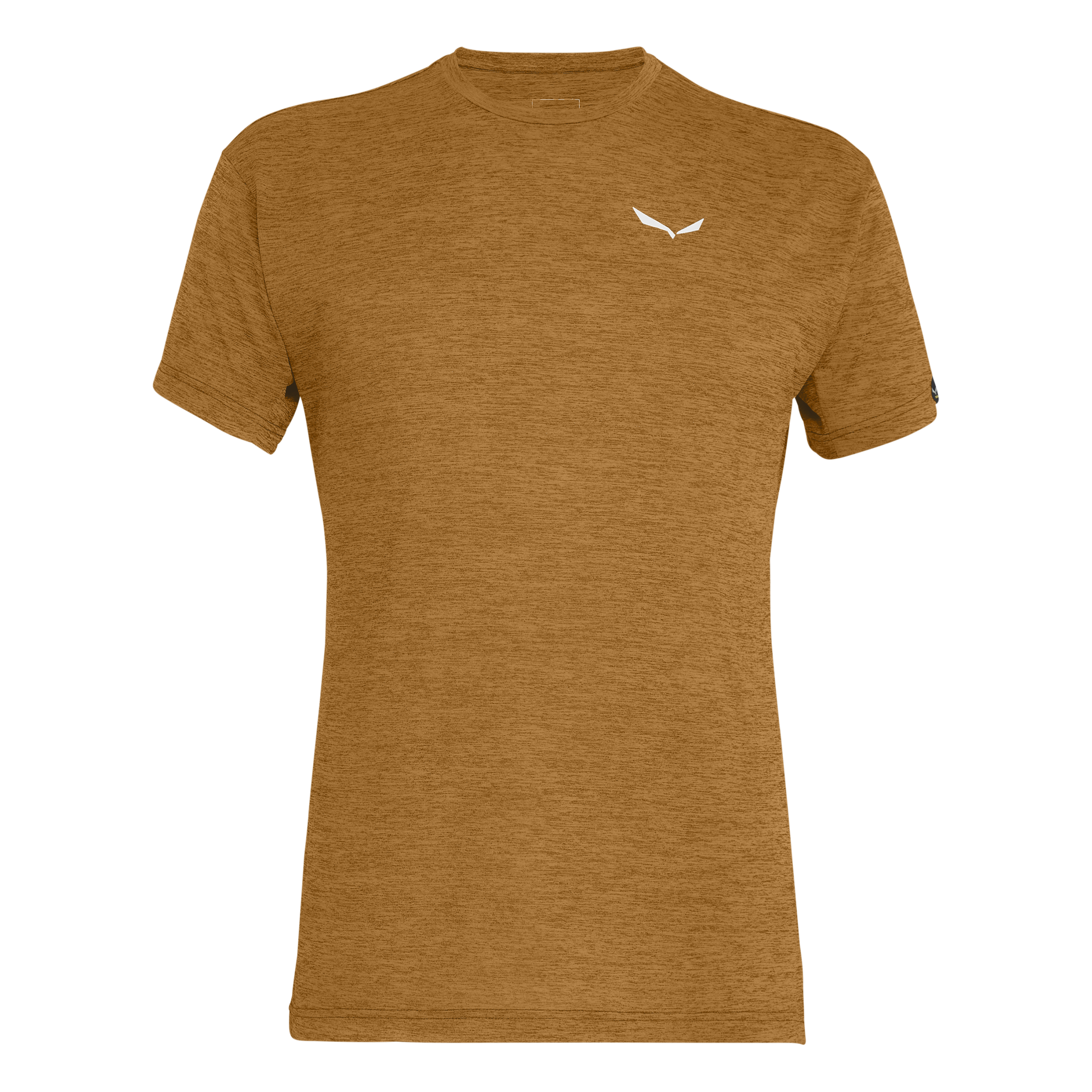 SALEWA PUEZ MELANGE DRY M S/S TEE Wandershirts /-hemden SALEWA 7026 golden brown melange S