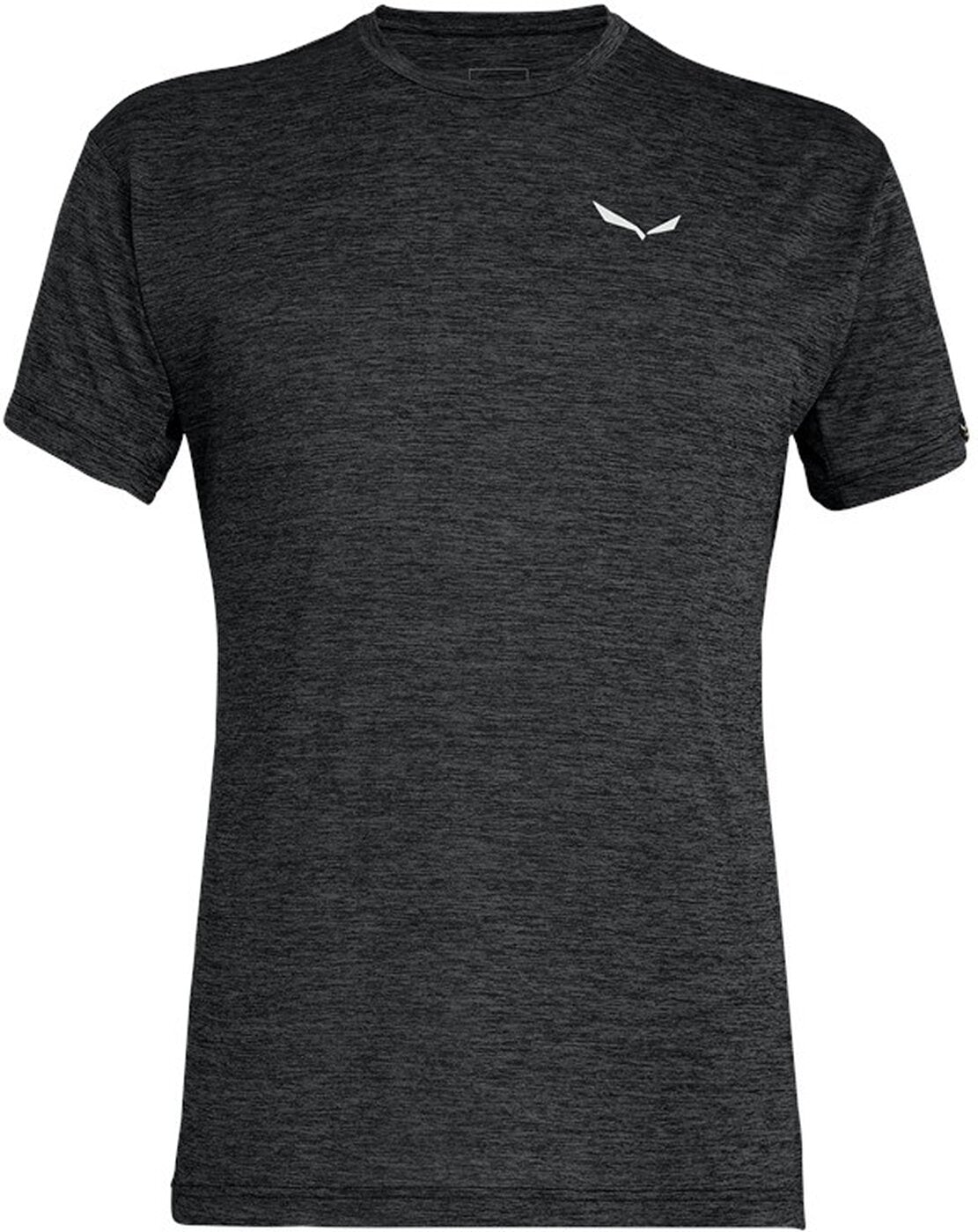 SALEWA PUEZ MELANGE DRY M S/S TEE Wandershirts /-hemden SALEWA 0936 black out melange S