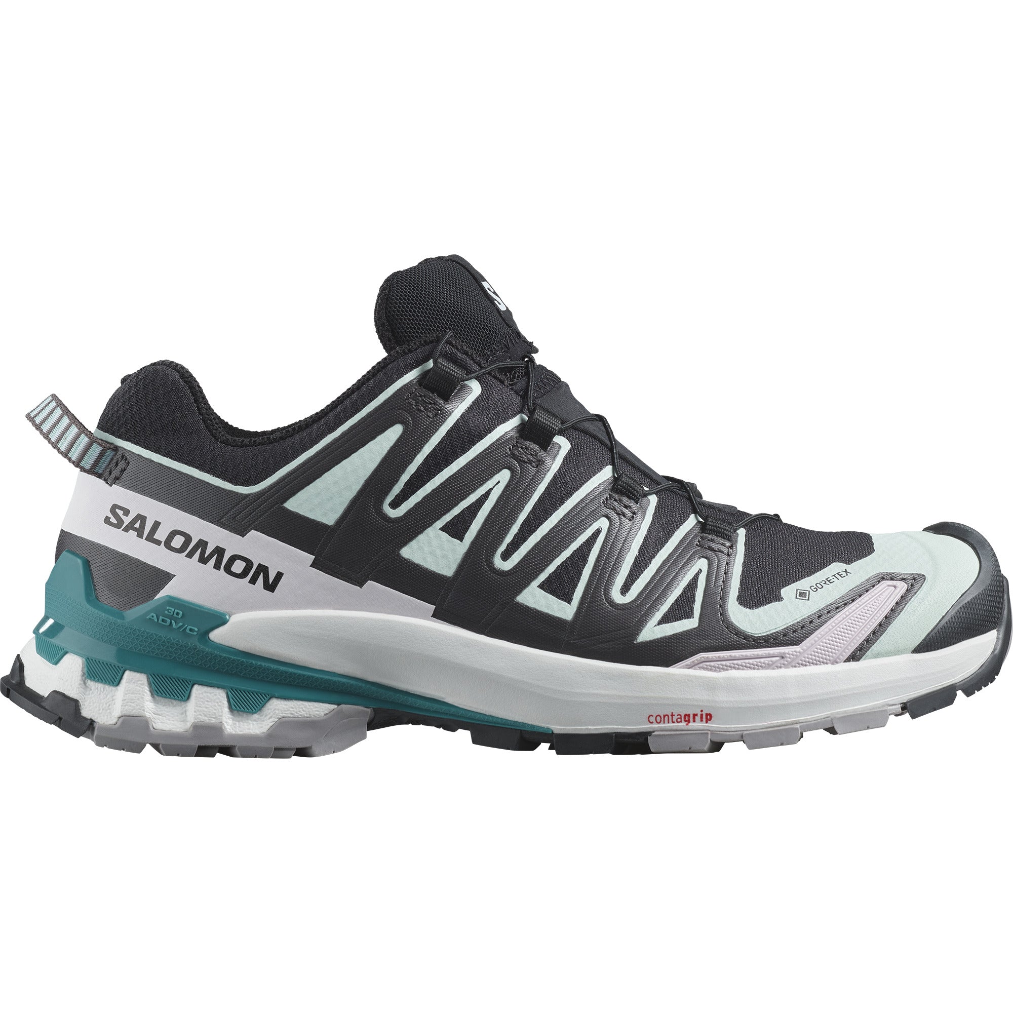 SALOMON SHOES XA PRO 3D V9 GTX W Black/Blea Trail SALOMON Black/Bleached Aqua/Harbor 37 1/3